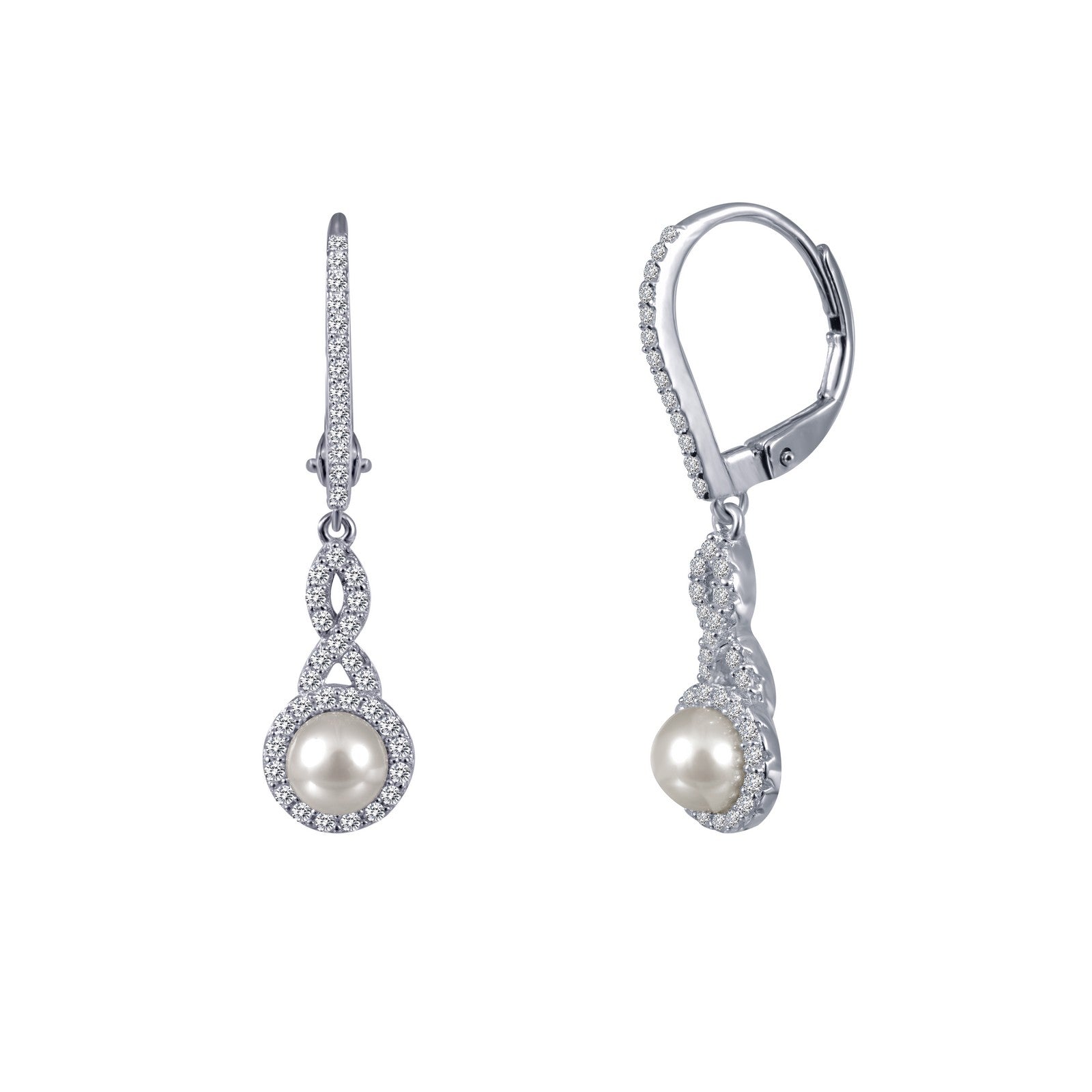Cultured Freshwater Pearl Earrings-E0196CLP