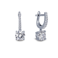 Load image into Gallery viewer, Solitaire Dangle Earrings-E0219CLP
