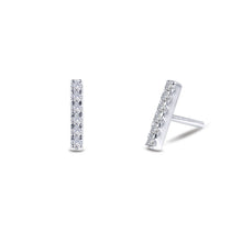 Load image into Gallery viewer, Mini Vertical Bar Stud Earrings-E0315CLP
