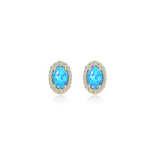 Load image into Gallery viewer, Vintage Inspired Oval Stud Earrings-E0323BOG
