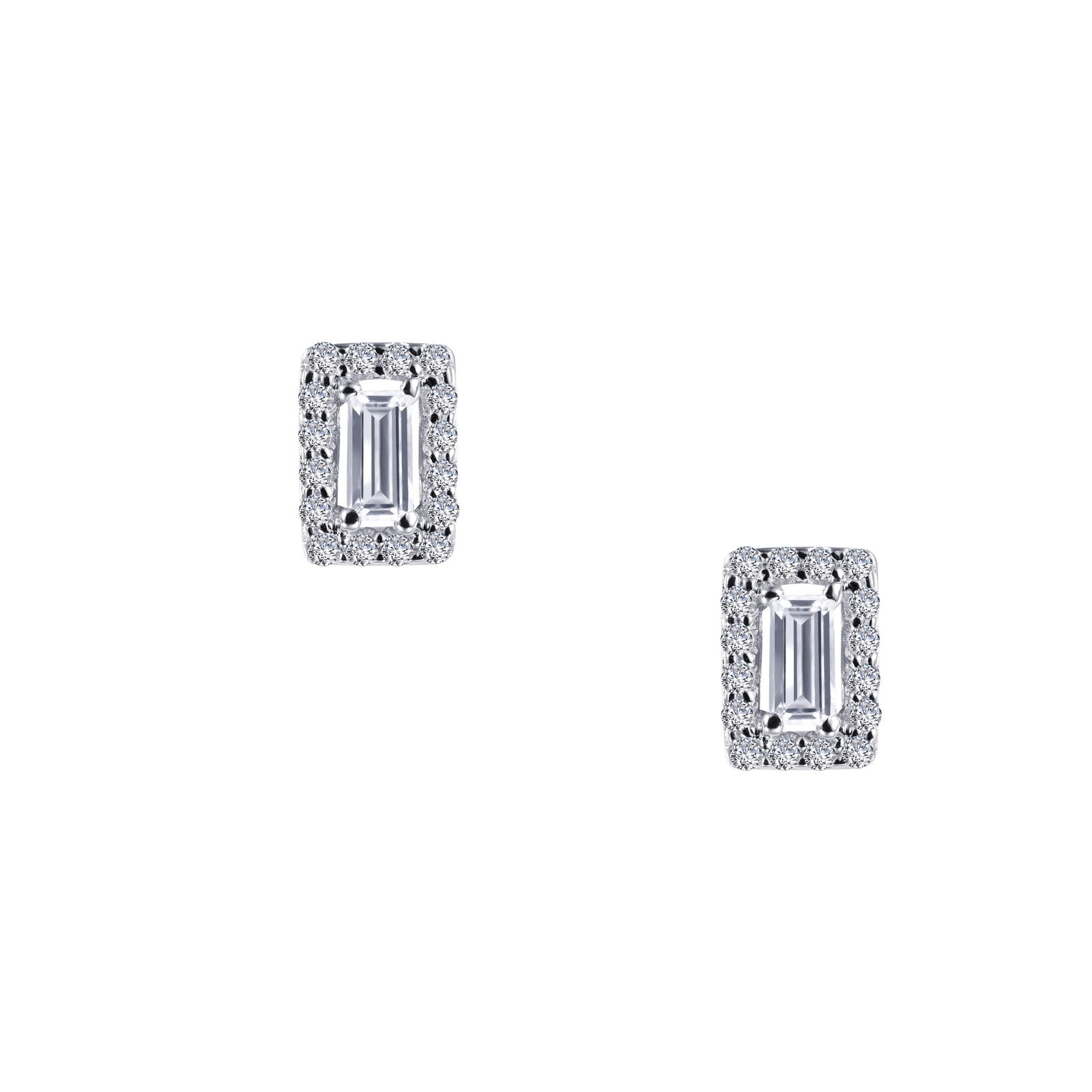 0.52 CTW Halo Stud Earrings-E0325CLP