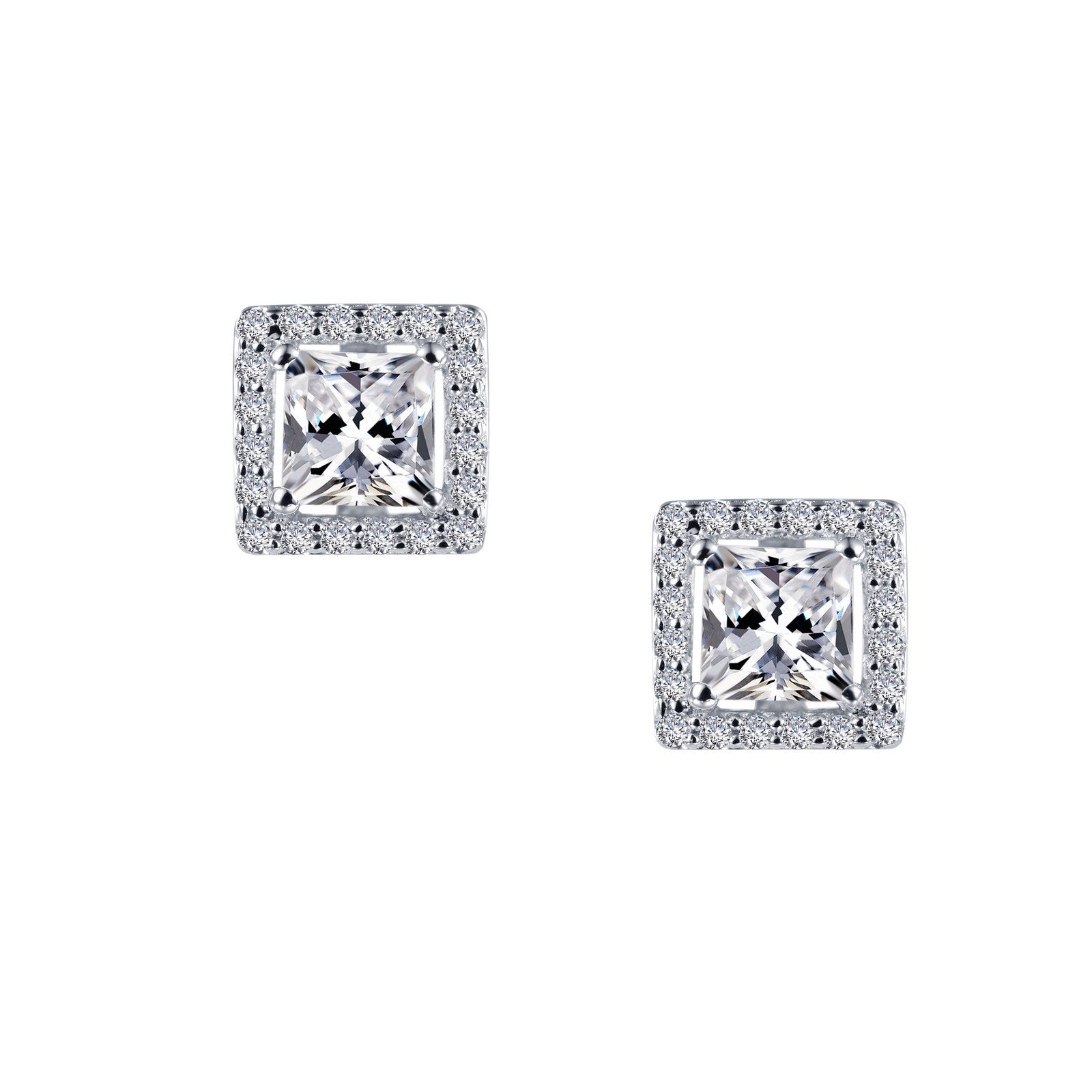 1.52 CTW Halo Stud Earrings-E0327CLP