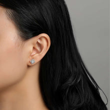 Load image into Gallery viewer, 1.52 CTW Halo Stud Earrings-E0327CLP
