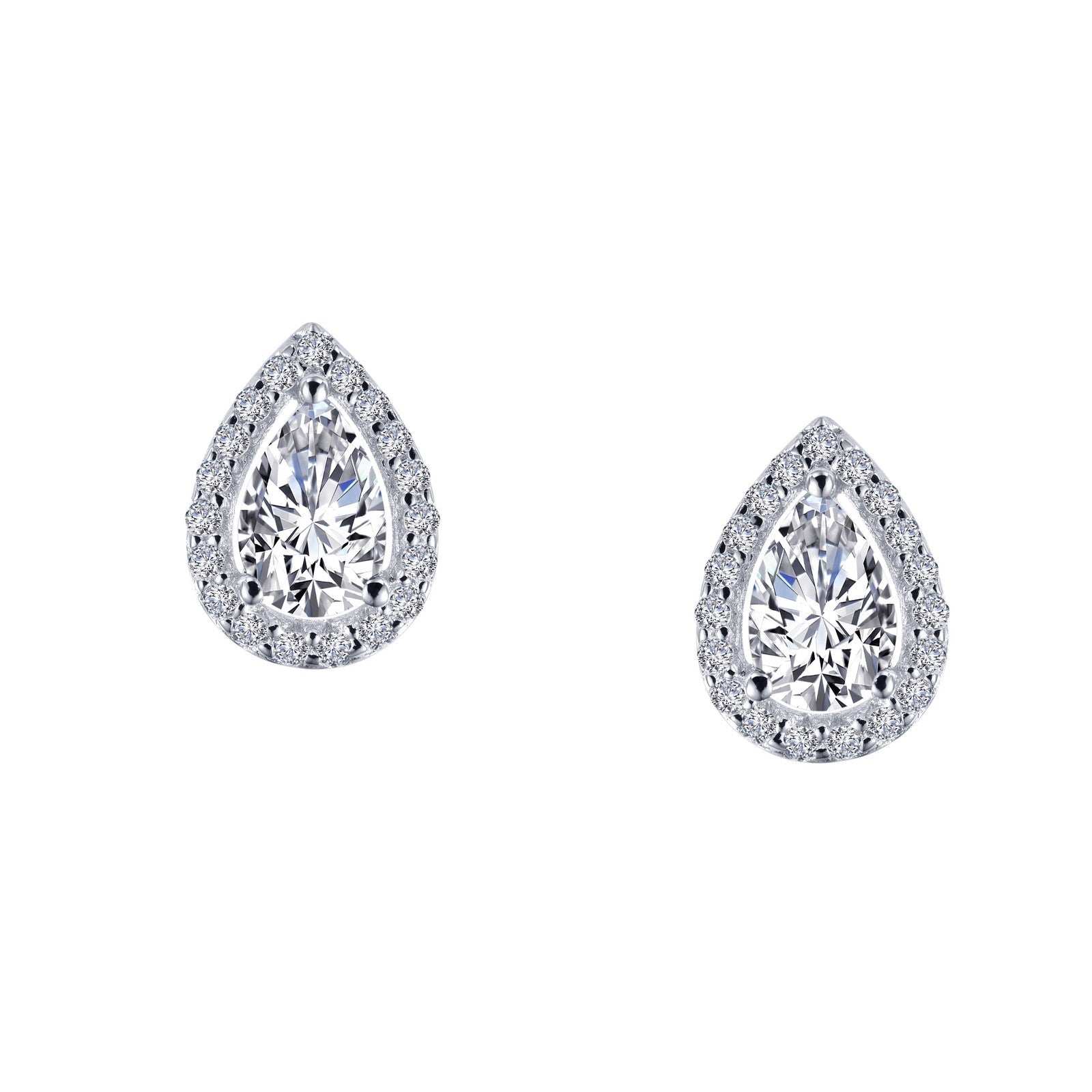 1.16 CTW Halo Stud Earrings-E0330CLP