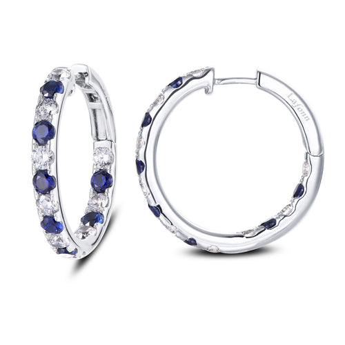 25 mm Hoop Earrings-E0363CSP