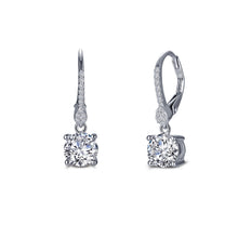 Load image into Gallery viewer, 2.26 CTW Leverback Solitaire Drop Earrings-E0387CLP
