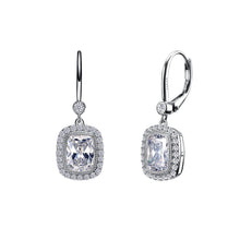Load image into Gallery viewer, Leverback Halo Earrings-E0413CLP
