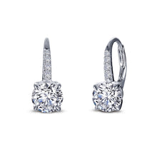 Load image into Gallery viewer, Solitaire Drop Earrings-E0419CLP
