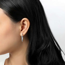 Load image into Gallery viewer, 28.5 mm x 23 mm Oval Hoop Earrings-E0442CLP
