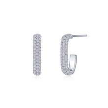 Load image into Gallery viewer, Paperclip Hoop Earrings-E0531CLP
