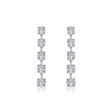Load image into Gallery viewer, Station Drop Earrings-E0537CLP
