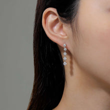 Load image into Gallery viewer, Station Drop Earrings-E0537CLP
