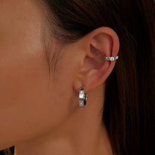 Load image into Gallery viewer, Invisible Set Huggie Hoop Earrings-E0559CLP
