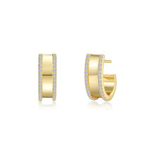 Load image into Gallery viewer, Charming Half Hoop Earrings-E0580CLG
