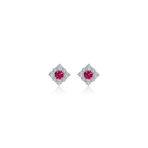 0.54 CTW Halo Stud Earrings-E0596CRP