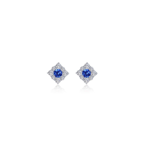 0.54 CTW Halo Stud Earrings-E0596CSP