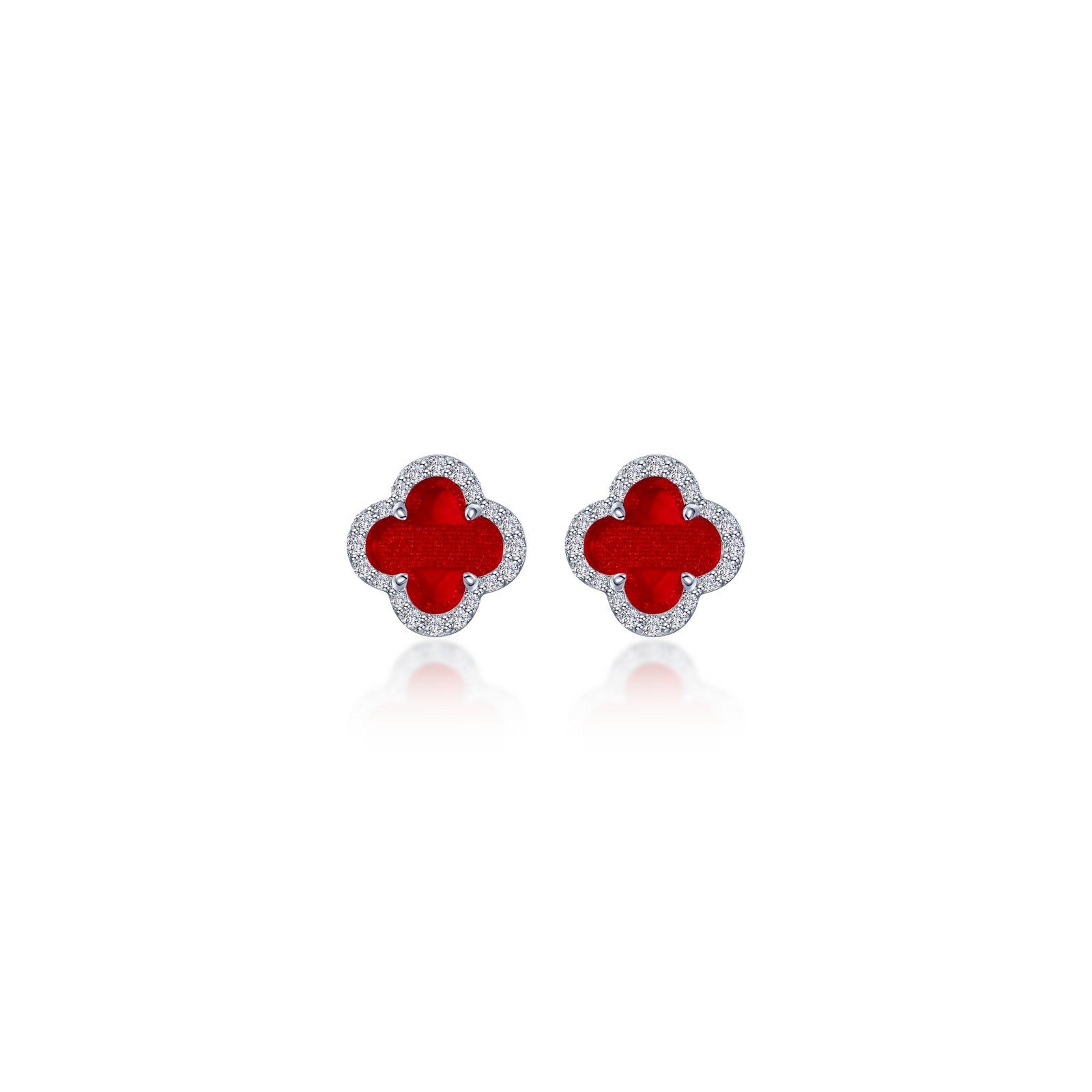 0.4 CTW Halo Stud Earrings-E0609AGP