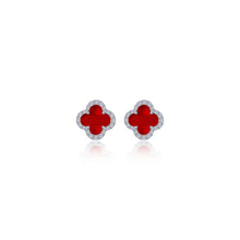 Load image into Gallery viewer, 0.4 CTW Halo Stud Earrings-E0609AGP
