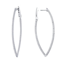 Load image into Gallery viewer, 15 mm x 55 mm Hoop Earrings-E3001CLP
