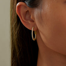 Load image into Gallery viewer, 25 mm Hoop Earrings-E3005CLG
