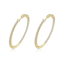 Load image into Gallery viewer, 35 mm Hoop Earrings-E3006CLG
