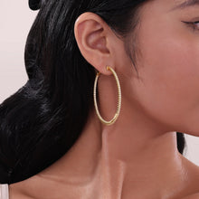 Load image into Gallery viewer, 50 mm Hoop Earrings-E3010CLG
