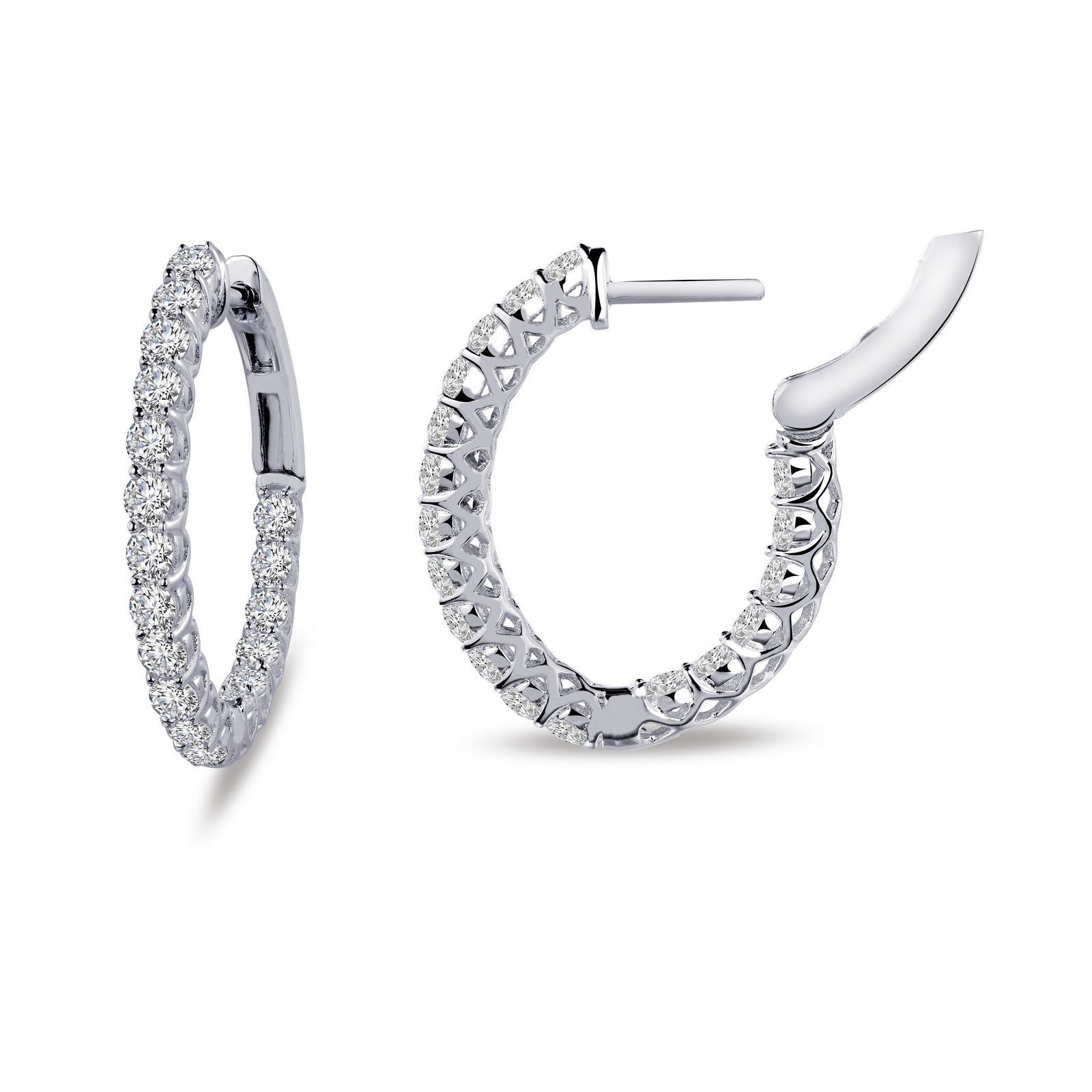 16 mm x 20 mm Oval Hoop Earrings – Lafonn