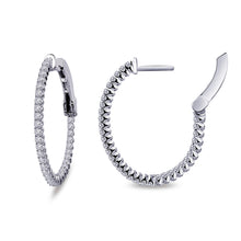 Load image into Gallery viewer, 20 mm x 25 mm Oval Hoop Earrings-E3030CLP
