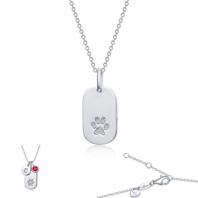 Paw Print Necklace