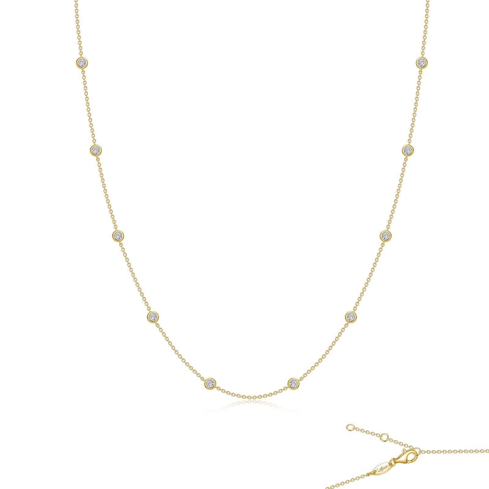 Classic Station Necklace-N0008CLG