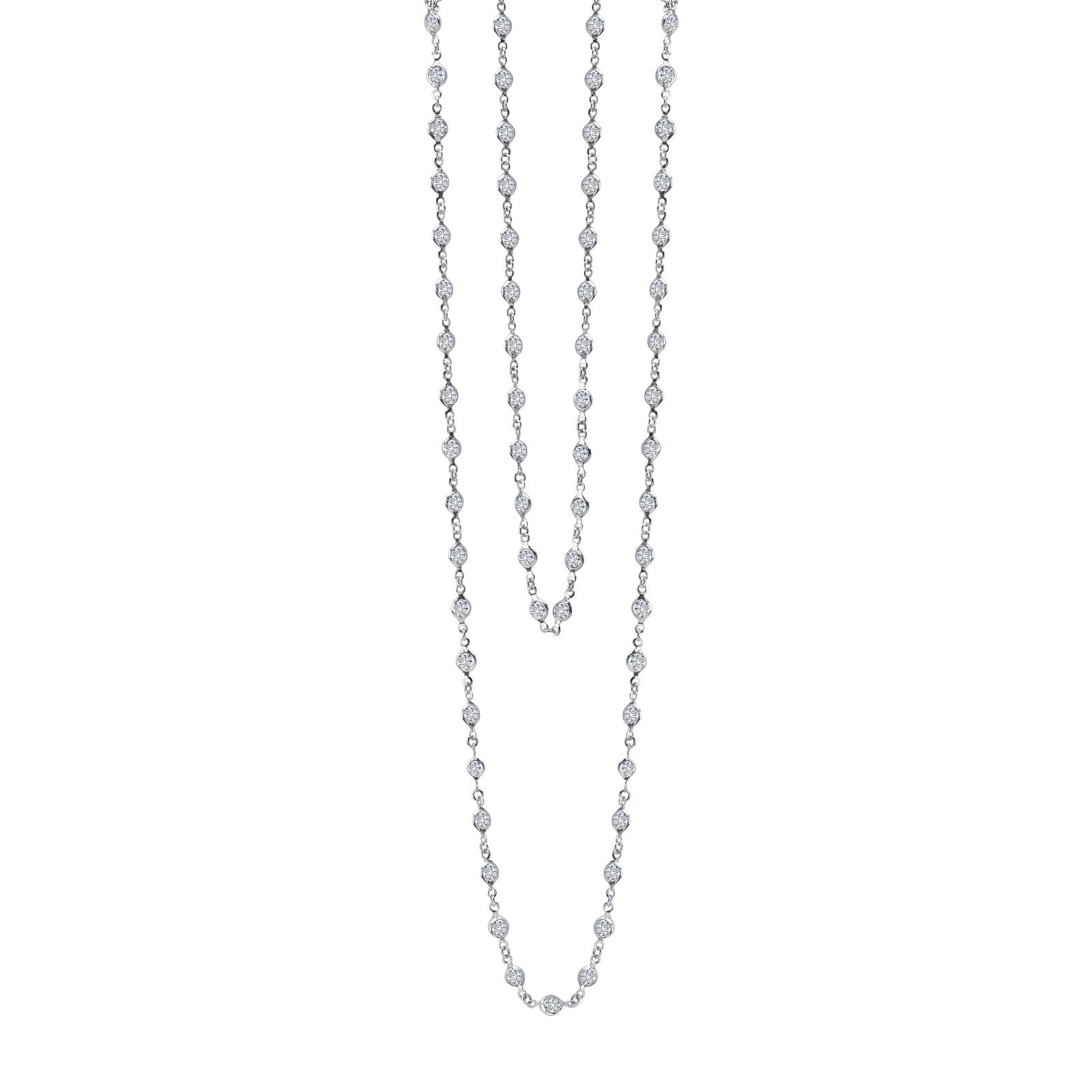 Classic Station Necklace-N0009CLP