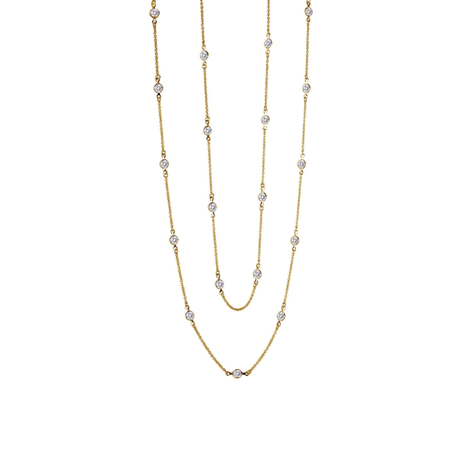Classic Station Necklace-N0016CLG