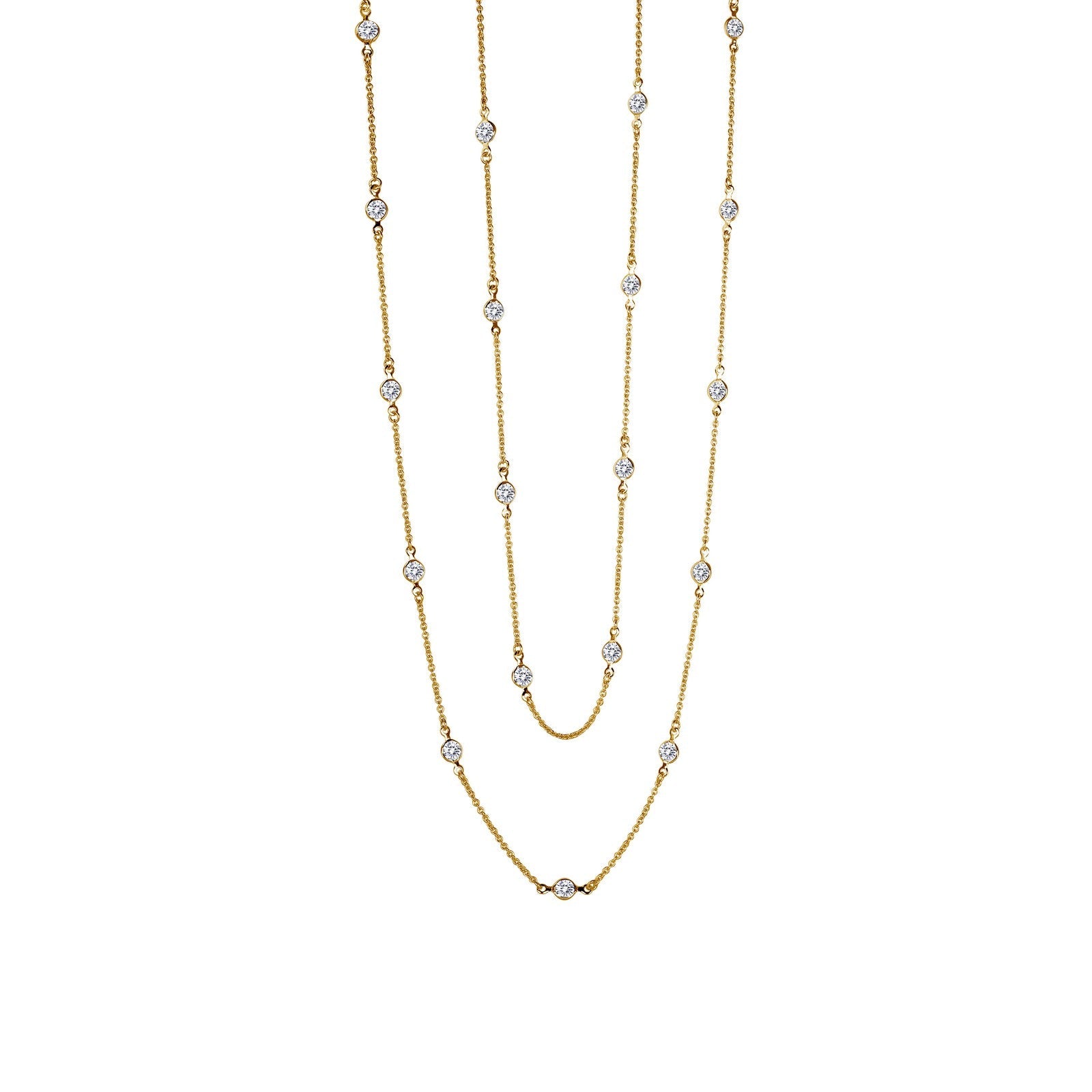 Classic Station Necklace-N0016CLG