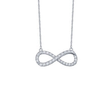 Load image into Gallery viewer, 0.33 CTW Infinity Necklace-N0017CLP
