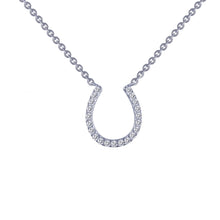 Load image into Gallery viewer, 0.21 CTW Horseshoe Necklace-N0026CLP
