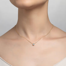 Load image into Gallery viewer, 0.46 CTW Solitaire Necklace-N0030CLG
