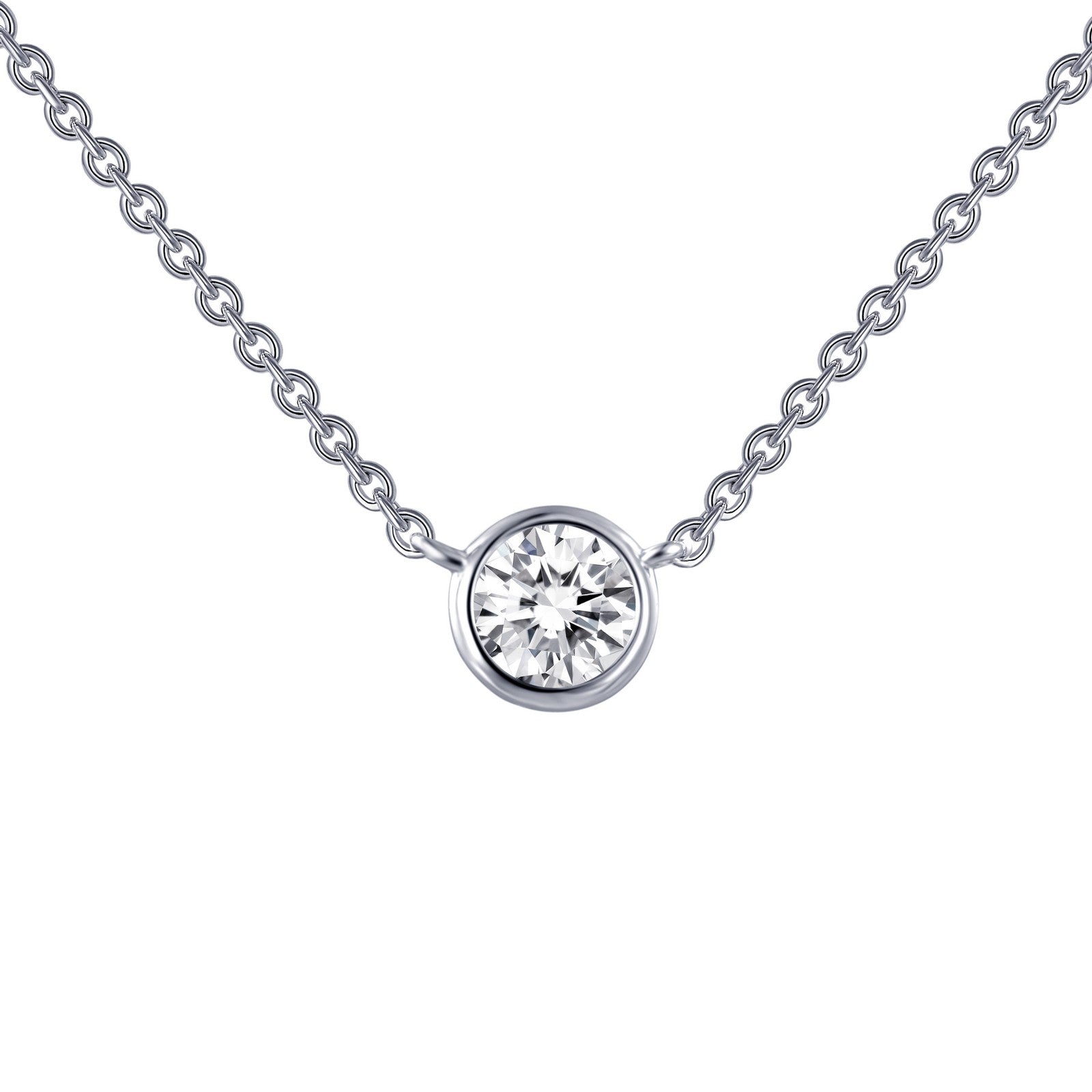 0.46 CTW Solitaire Necklace-N0030CLP