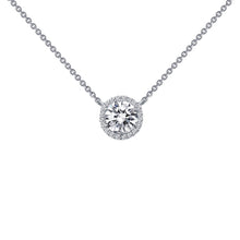 Load image into Gallery viewer, 1.23 CTW Halo Necklace-N0038CLP
