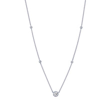 Load image into Gallery viewer, 0.78 CTW Station Necklace-N0039CLP

