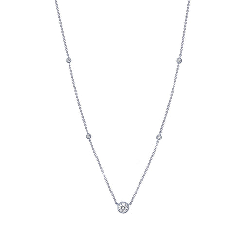 0.78 CTW Station Necklace-N0039CLP