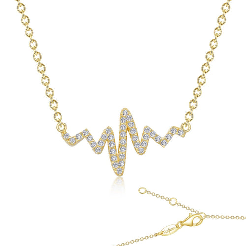 0.39 CTW Heartbeat Necklace-N0060CLG