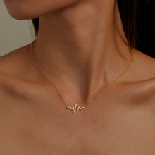 Load image into Gallery viewer, 0.39 CTW Heartbeat Necklace-N0060CLG
