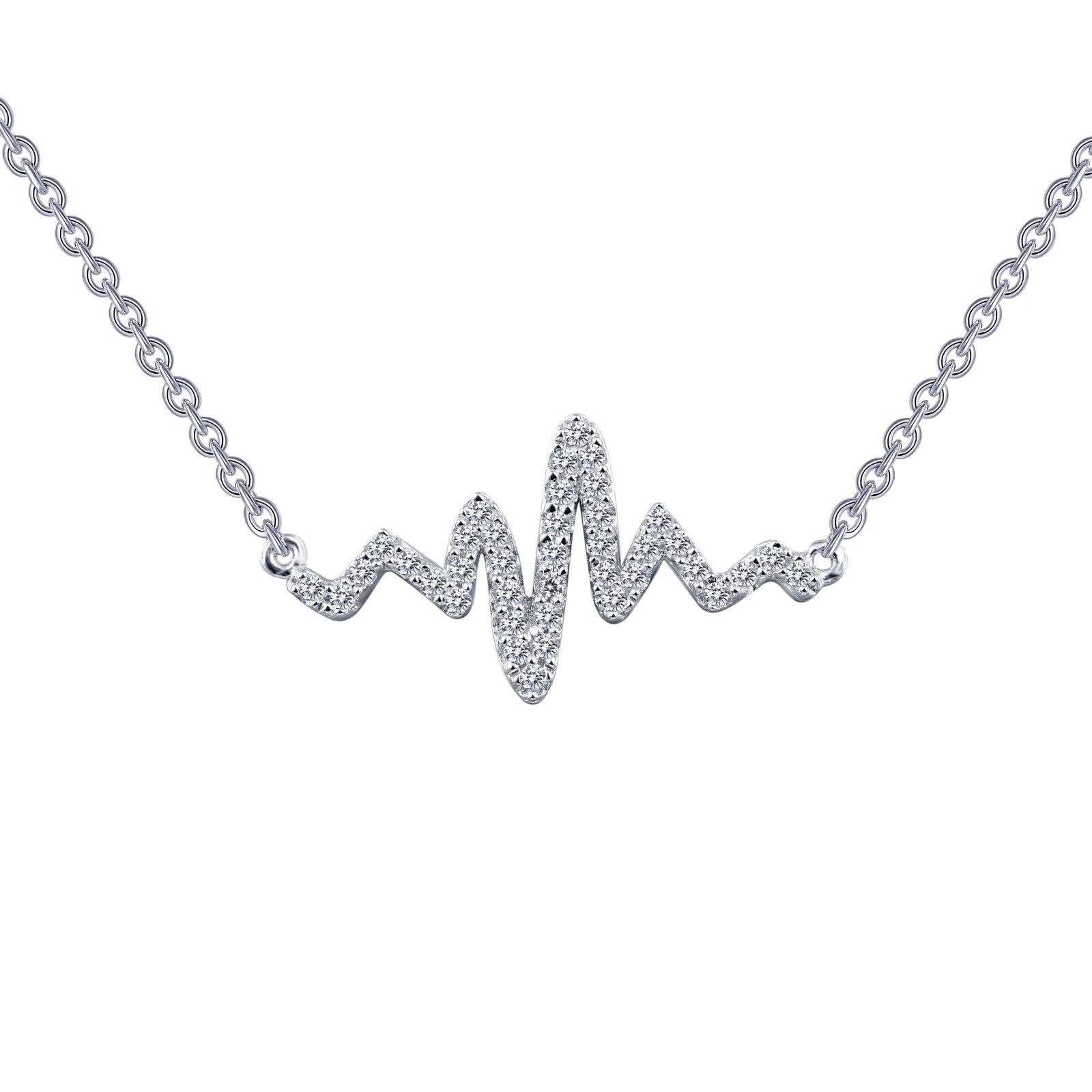 0.39 CTW Heartbeat Necklace-N0060CLP