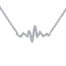 Load image into Gallery viewer, 0.39 CTW Heartbeat Necklace-N0060CLP
