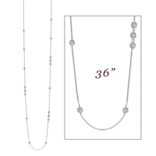 Load image into Gallery viewer, 6.48 CTW Station Necklace-N0083CLP
