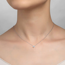 Load image into Gallery viewer, Frameless Solitaire Necklace-N0090CLP
