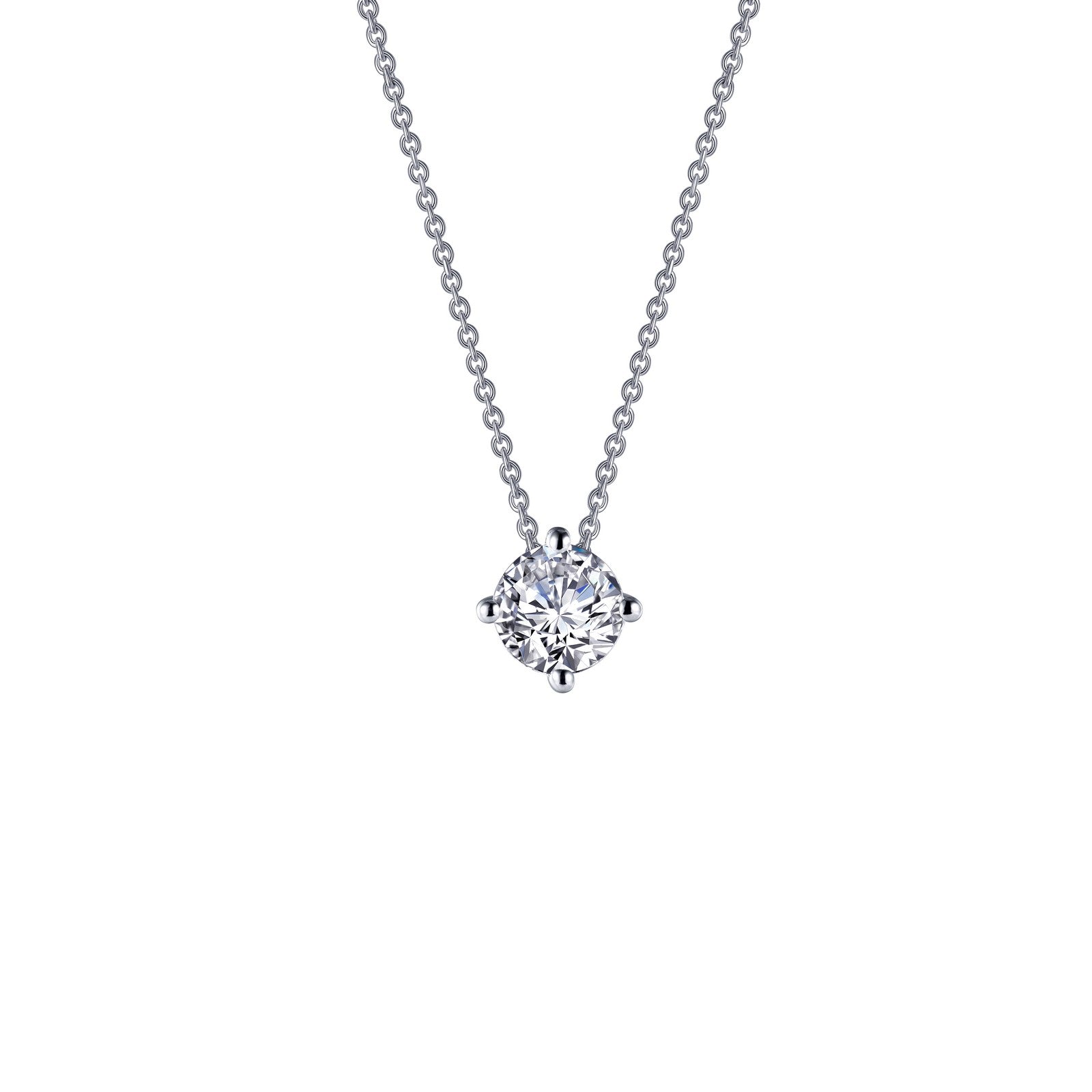 1.0 CTW Solitaire Necklace-N0154CLP