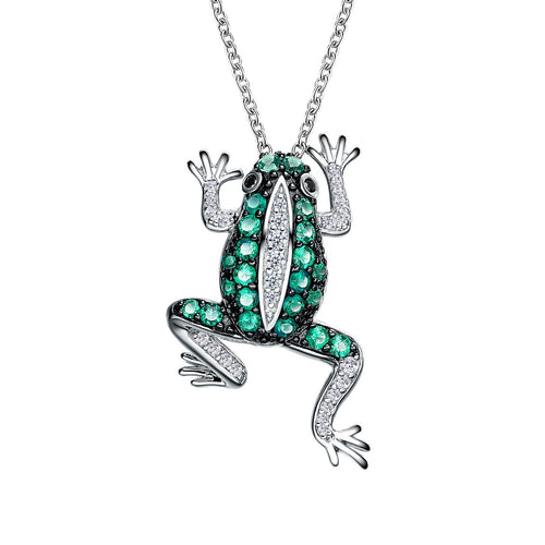 Whimsical Frog Necklace-N0157CET