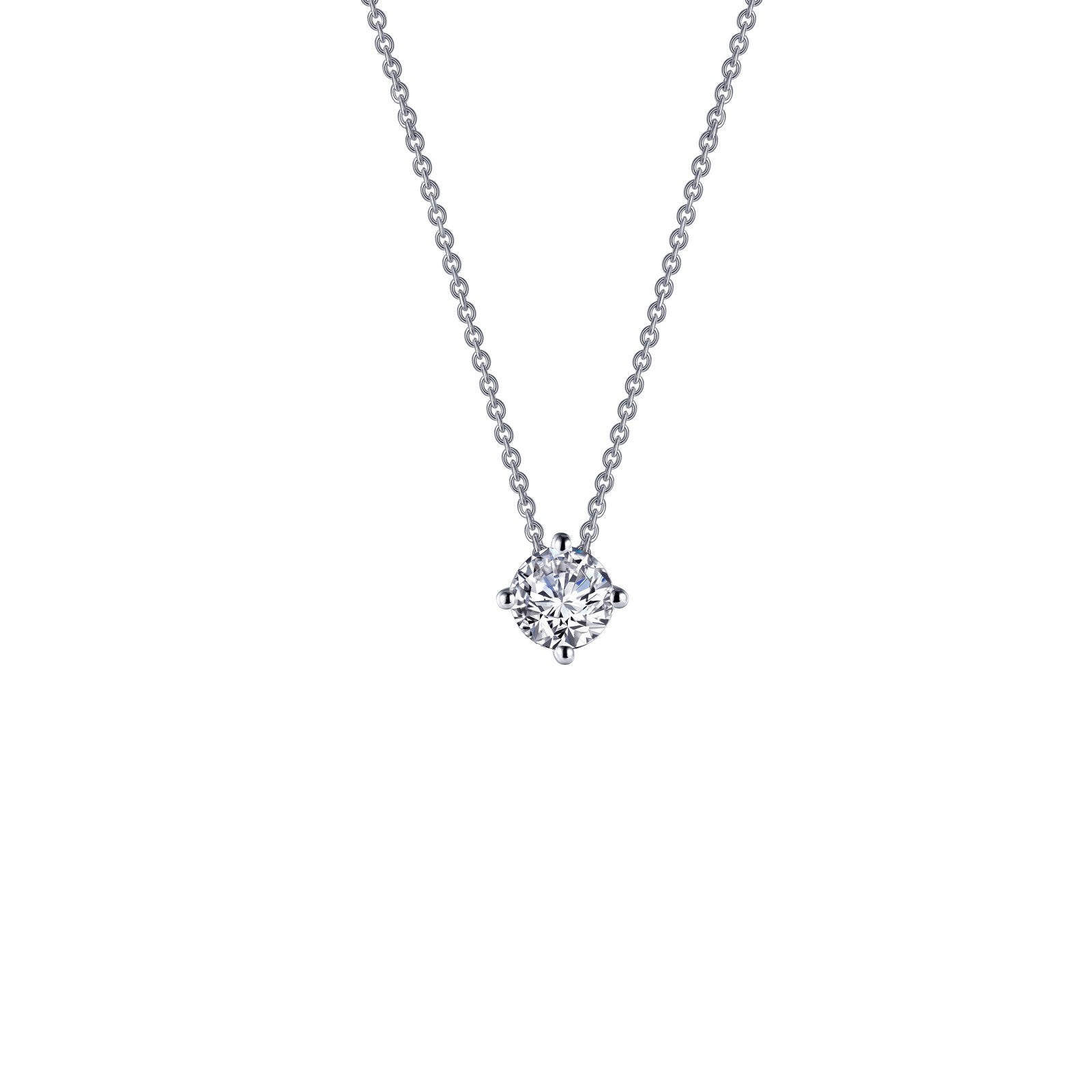 0.50 CTW Solitaire Necklace-N0172CLP