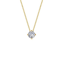 Load image into Gallery viewer, 0.85 CTW Solitaire Necklace-N0173CLG
